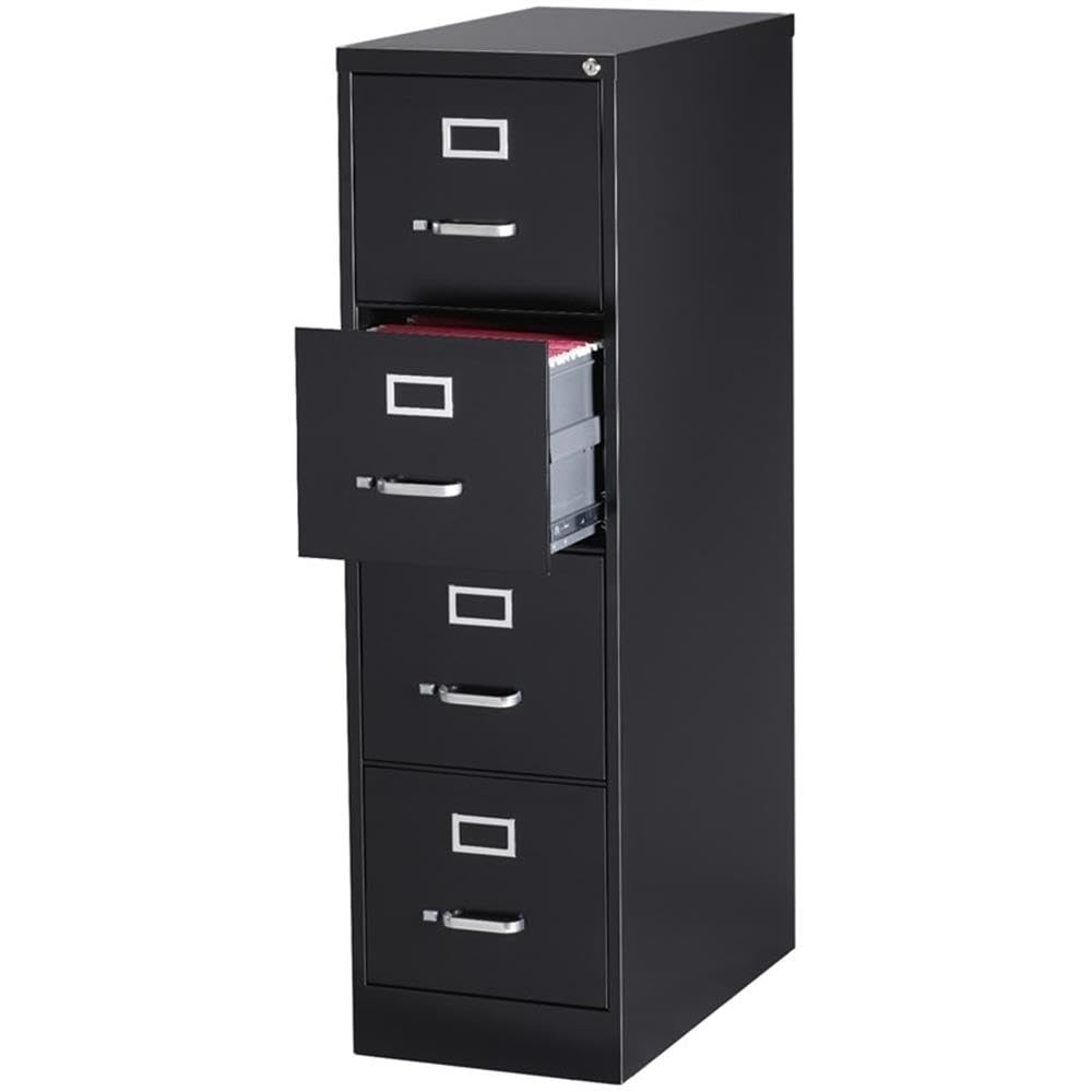 Black 4 Drawer Metal Filing Cabinet P915929