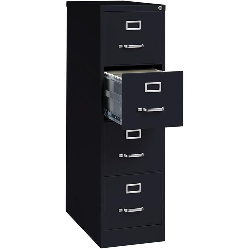 Black 4 Drawer Metal Filing Cabinet P915929