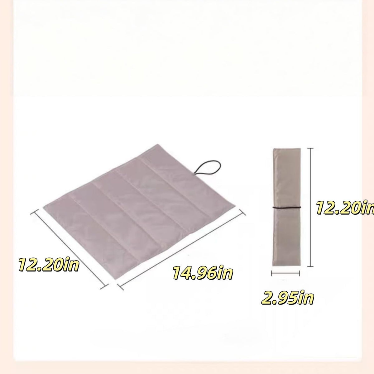 2 Pcs Ultralight Foldable Foam Seat Cushion A764105