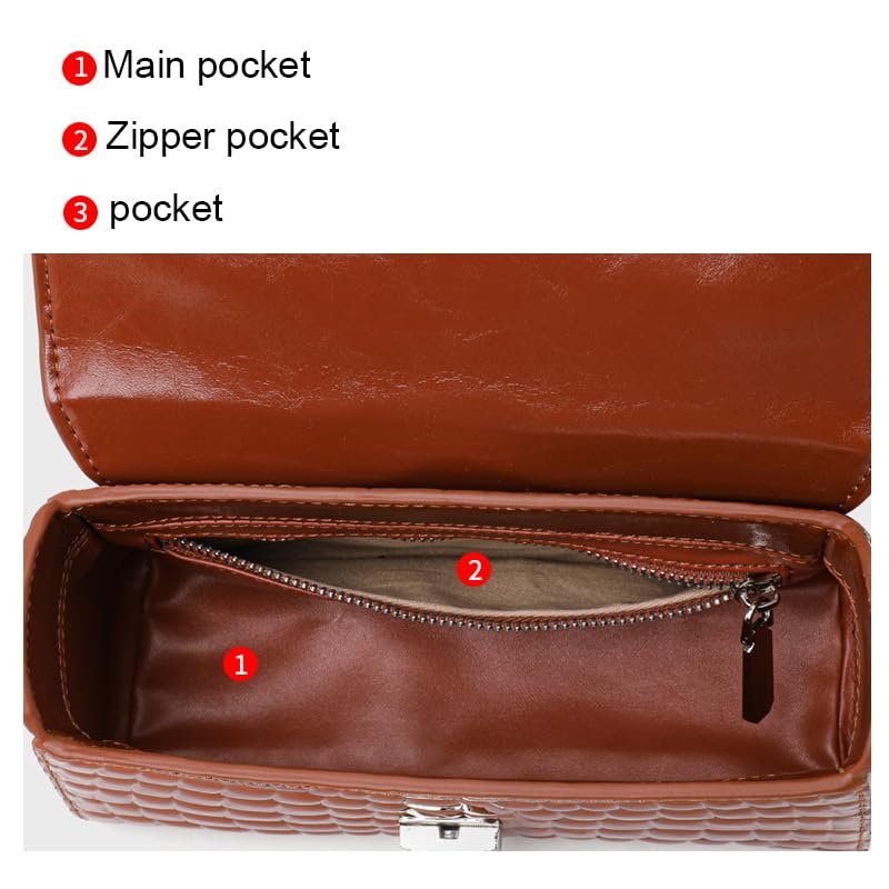 Genuine Cowhide Crocodile Embossed Crossbody Shoulder Bag Y3172