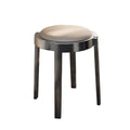 Round Stackable Stainless Steel Imitation Leather Stools A1729
