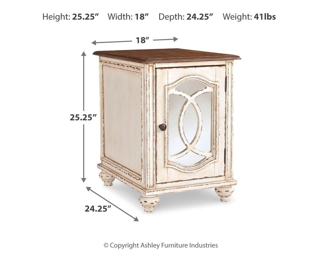 Chairside End Table with Storage Q8081