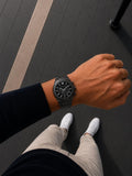 Black Gold Stainless Steel Quartz Watch K2076
