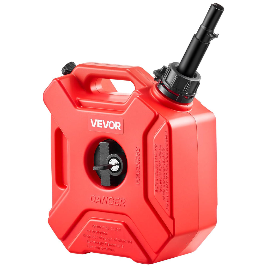 1.3 Gallon Gas Can with Spout and Lockable Bracket G91925