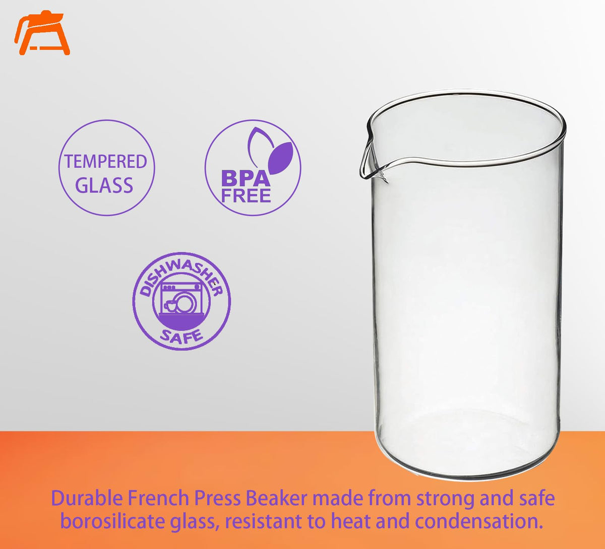 34oz Glass Carafe 8 Cup 1000ml W737