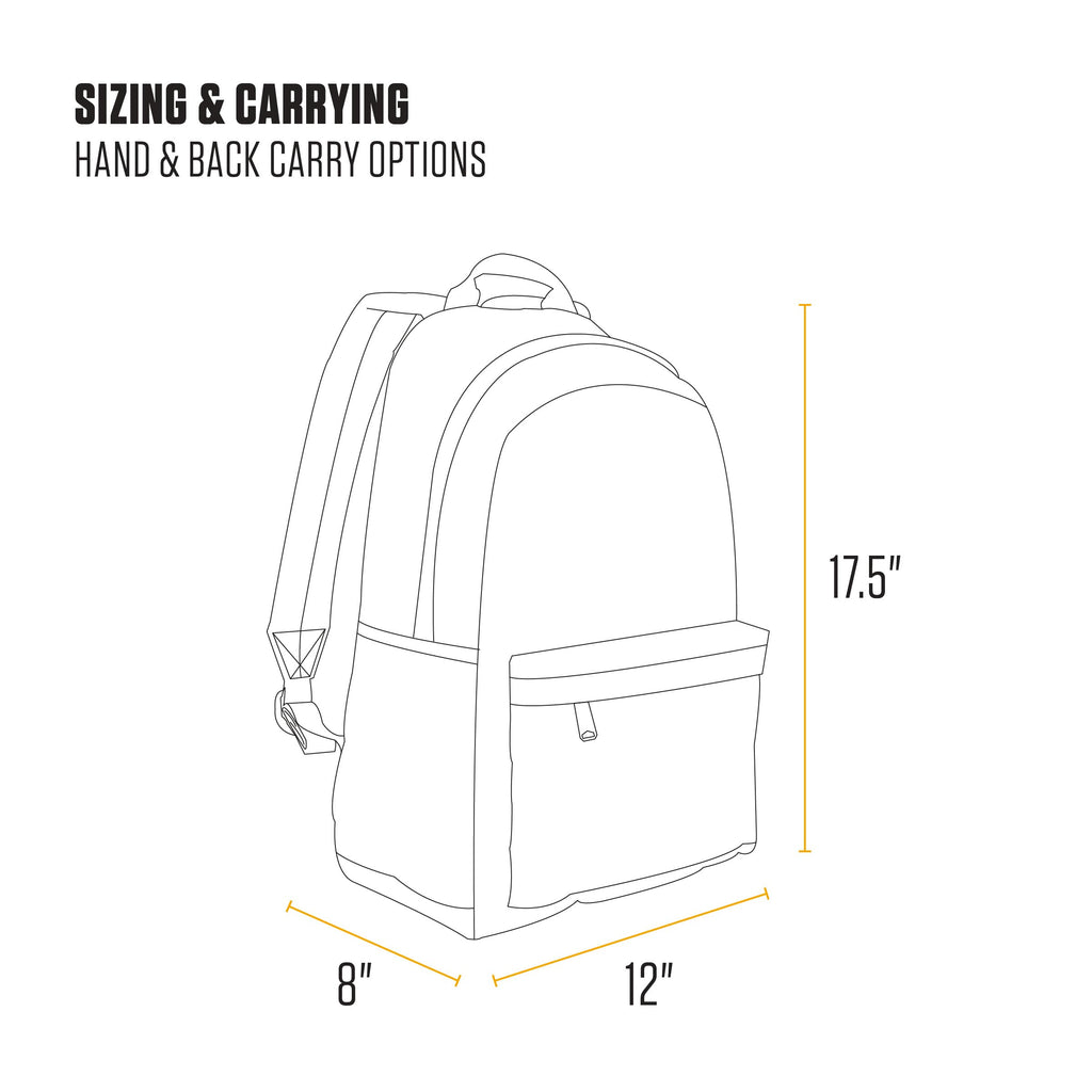 Black 21L Backpack P836