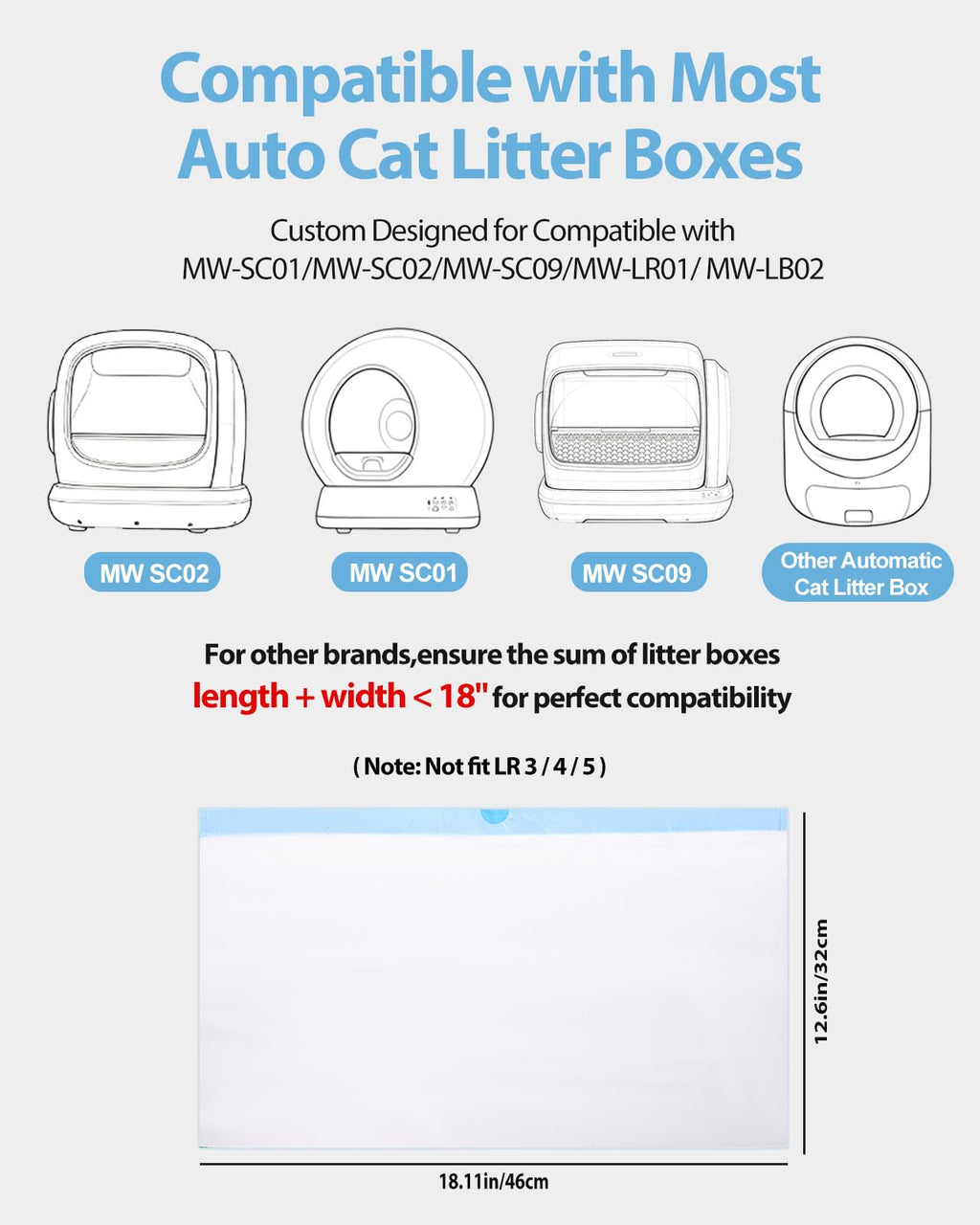 120 Count Drawstring Cat Litter Bags G35288