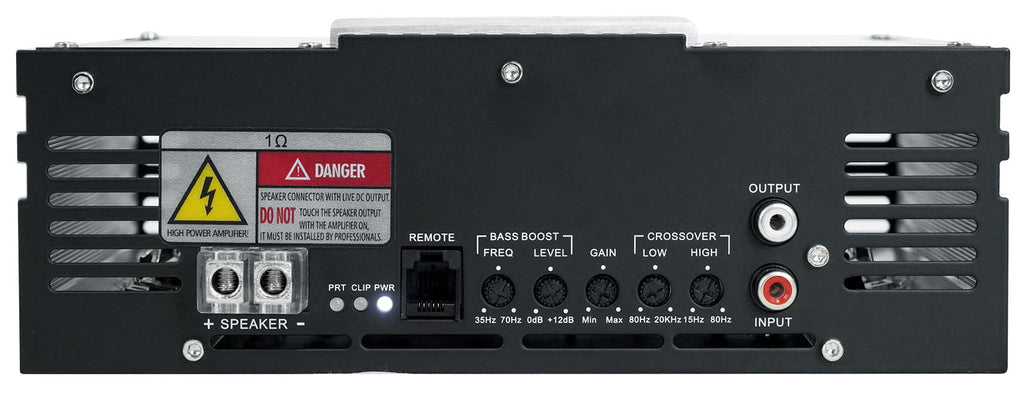6000 Watts Max 1 Ohm Monoblock Class D Car Audio Amplifier U18841