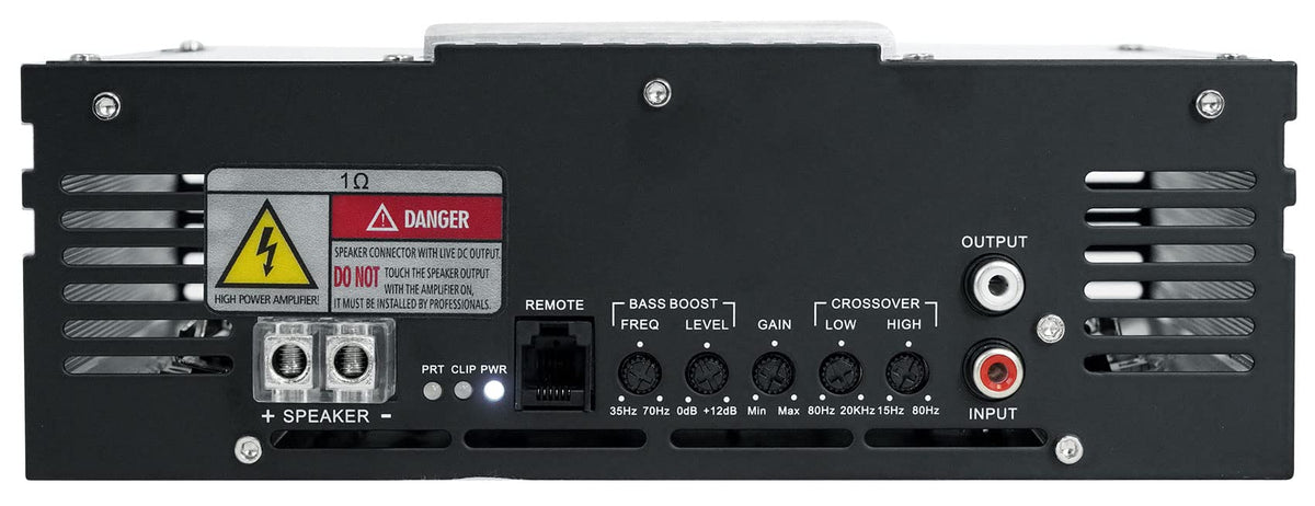 6000 Watts Max 1 Ohm Monoblock Class D Car Audio Amplifier U18841