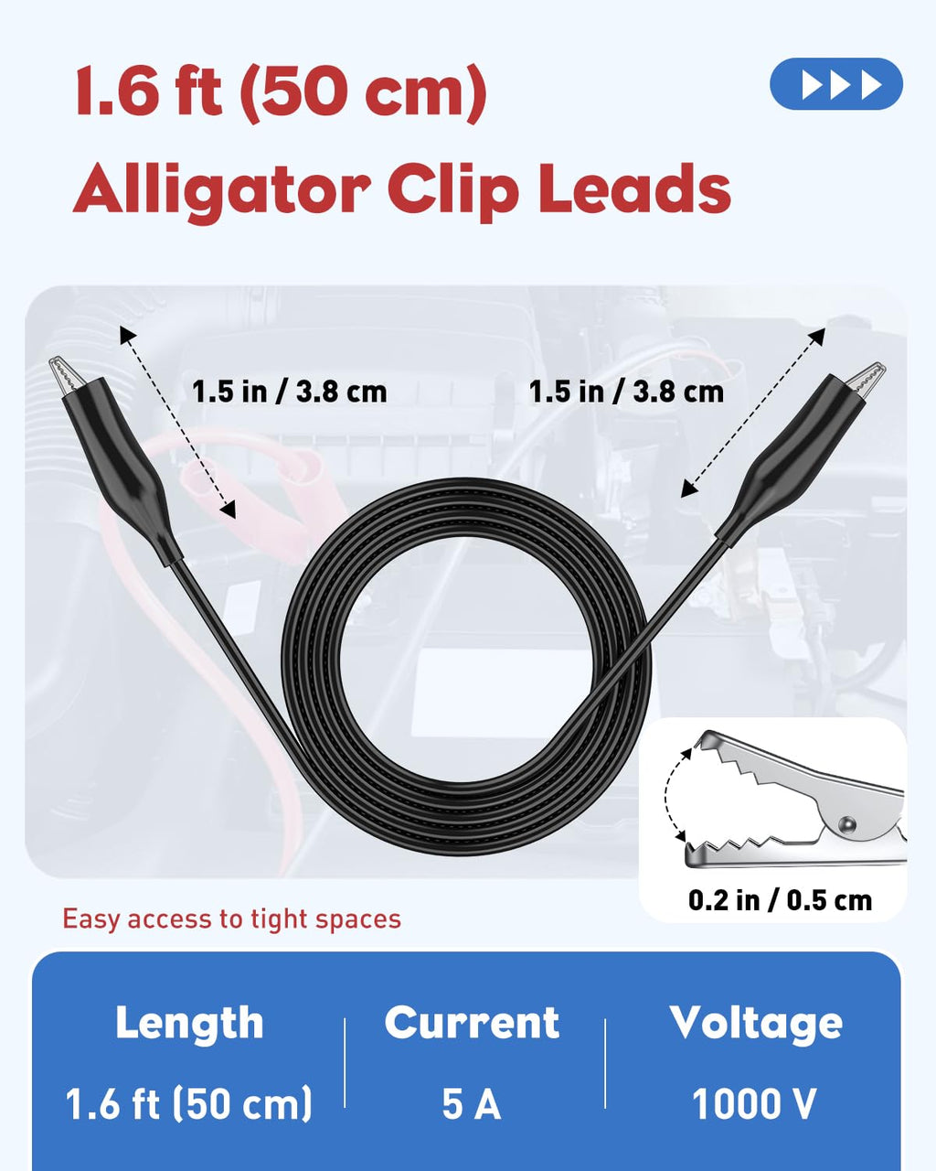 11 Pcs Multimeter Test Leads Kit Y78726