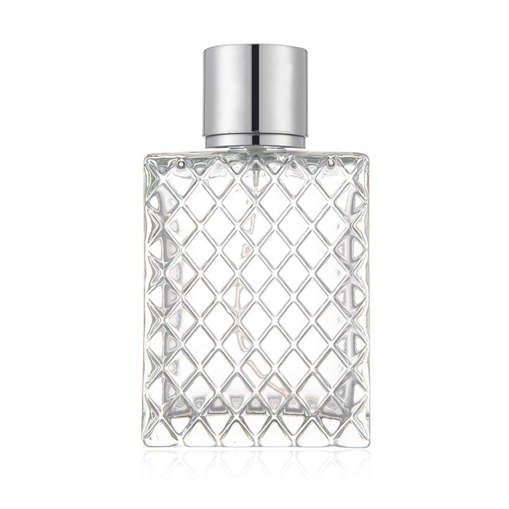 100ml 3.4 oz Refillable Fine Mist Spray Perfume Bottles Clear Glass Z654