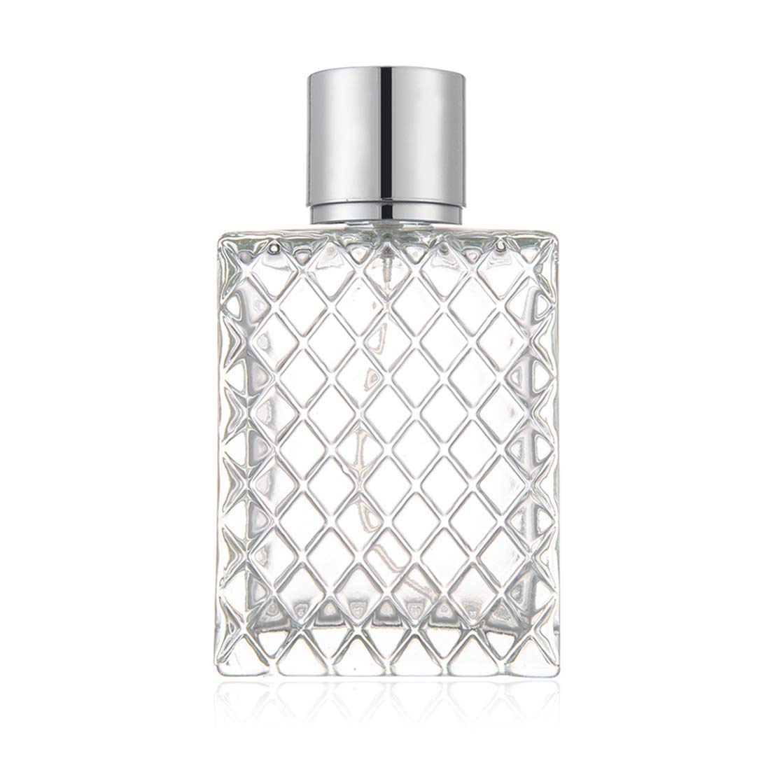 100ml 3.4 oz Refillable Fine Mist Spray Perfume Bottles Clear Glass Z654