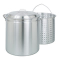 Aluminum Stockpot with Basket 42 Qt P21880