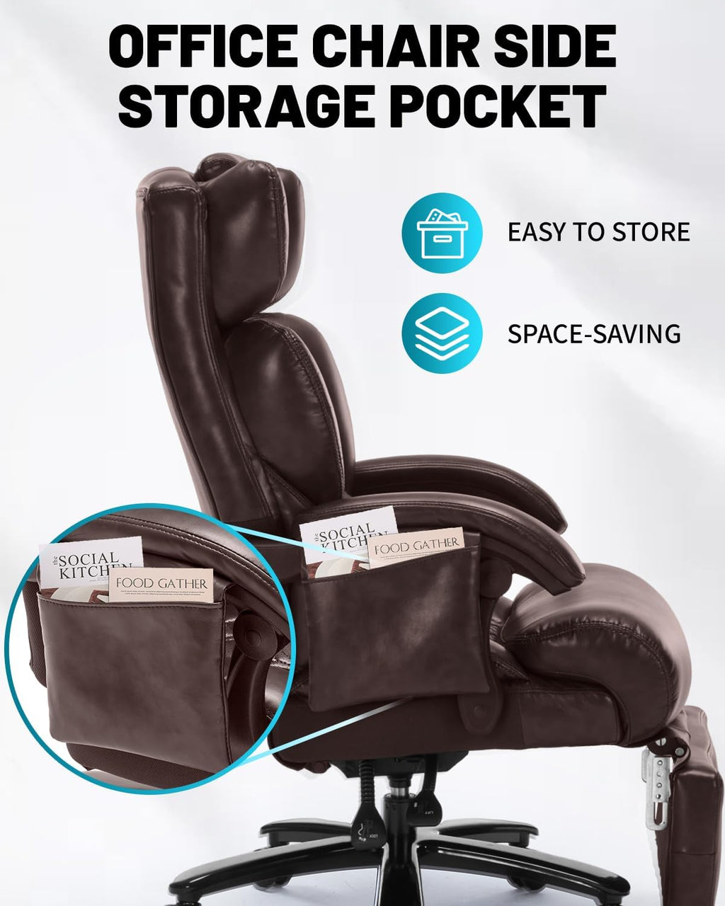 Massage Office Chair with Foot Rest D166936