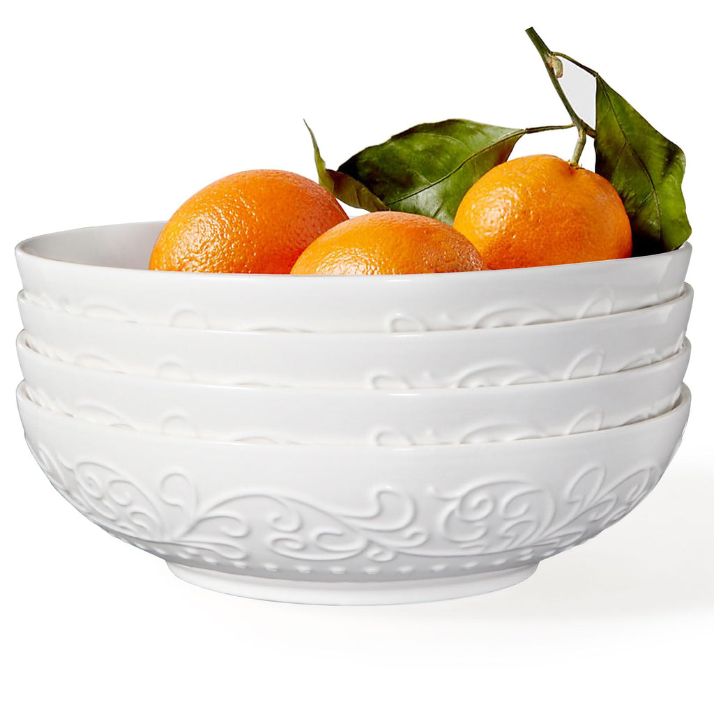 42oz Ceramic Ramen Bowl Set of 4 Q5648