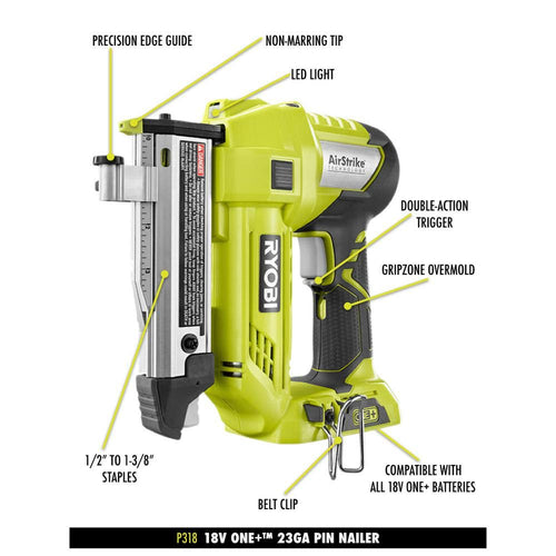 18-Volt Cordless 23-Gauge Pin Nailer C574742