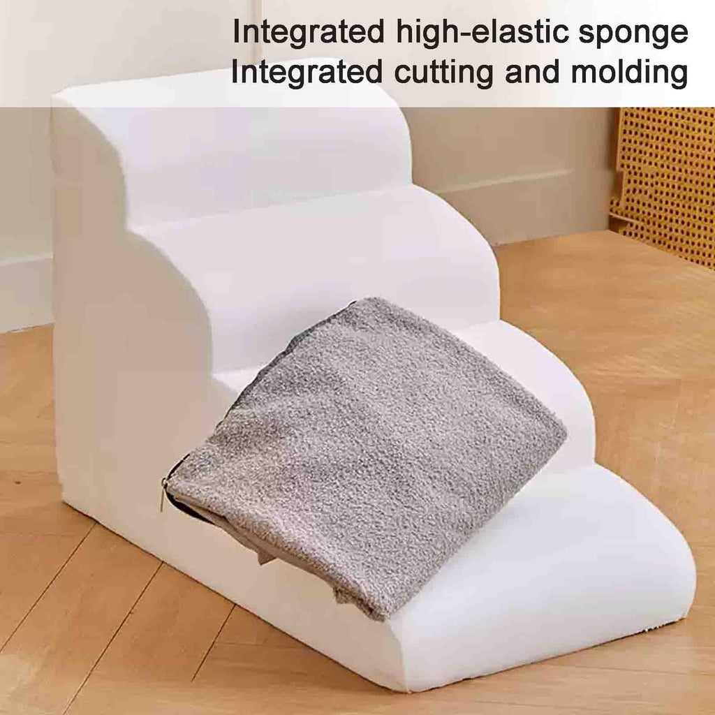 3-Step Non-Slip Dog Stairs with Handle Q413494