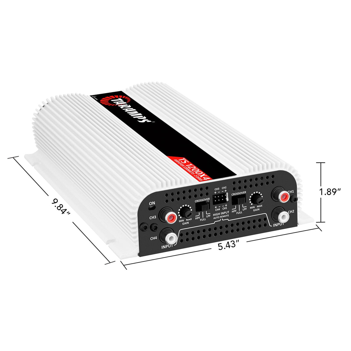 1200 Watt 4 Channel Class D Car Amplifier X88430