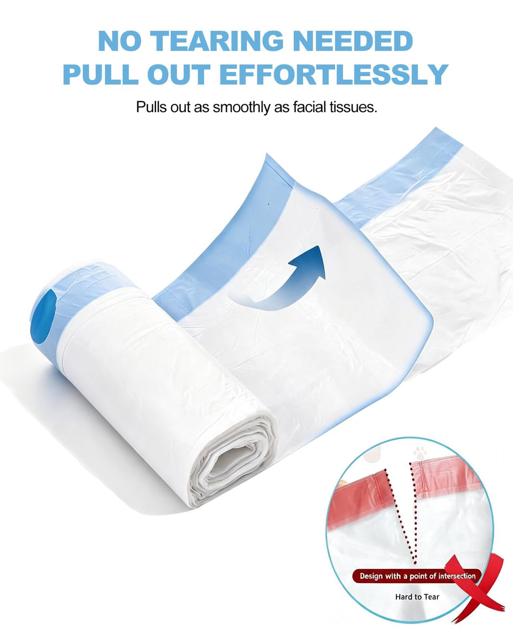 120 Count Drawstring Cat Litter Bags G35288