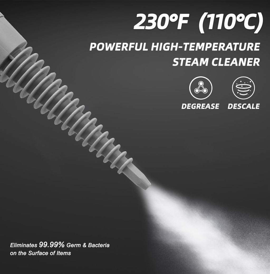 Handheld Pressurized Steam Cleaner with 13 Accessories O5823