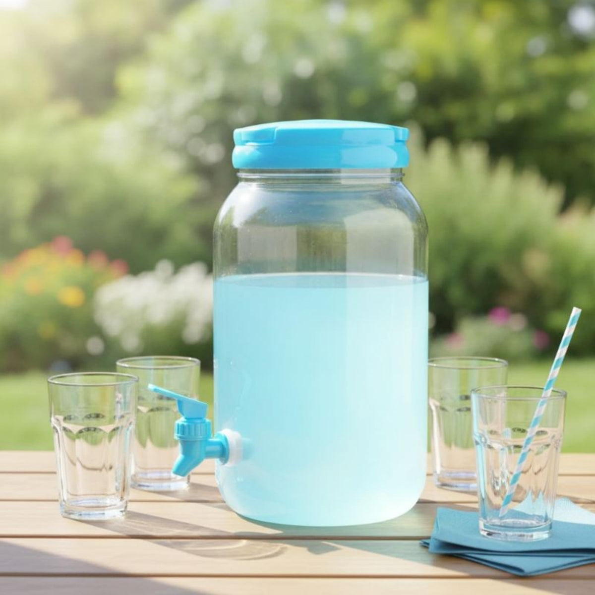 Clear 3.8L Beverage Dispenser with Spigot Z5664