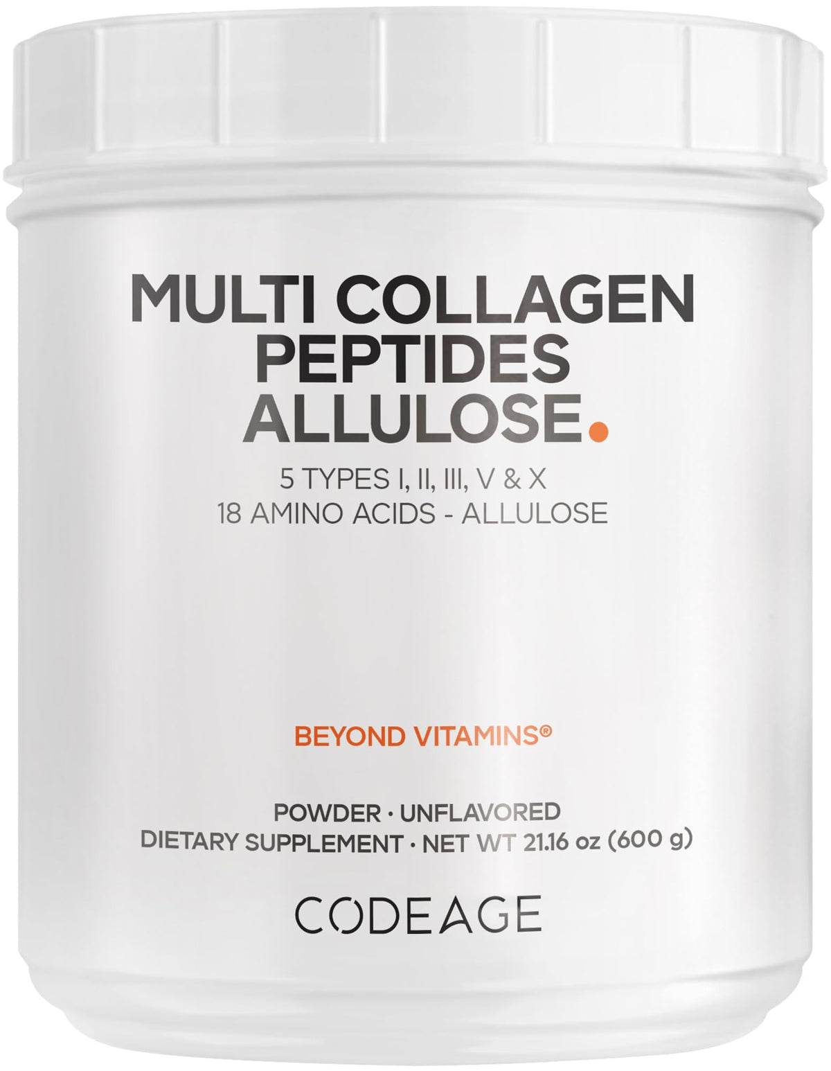 Unflavored Multi Collagen Peptides Powder 21.16 Oz X632