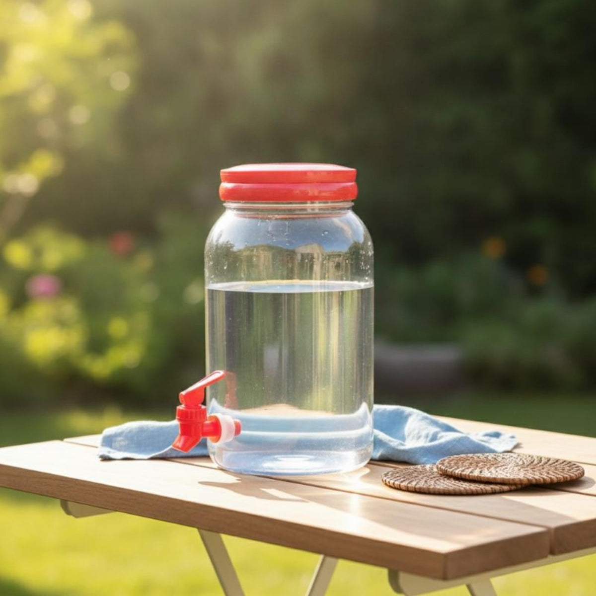 Clear 3.8L Beverage Dispenser with Spigot Z5664
