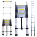 Collapsible Telescoping Ladder 20.5FT Aluminum Lightweight 330LB Capacity X4297