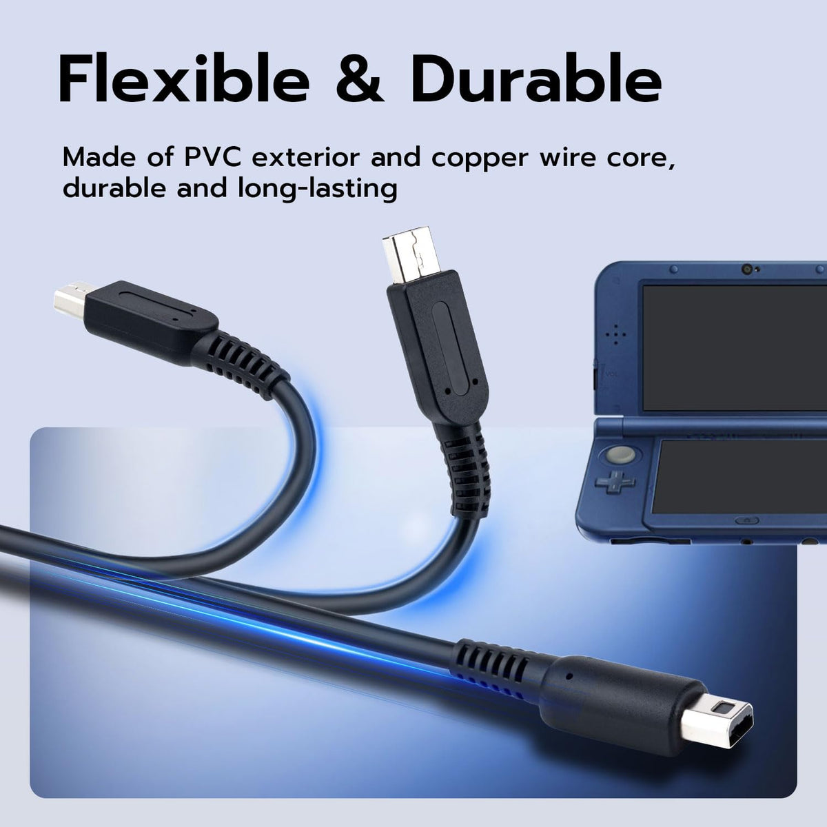 USB-C to 3DS Charger Cord Black W606384