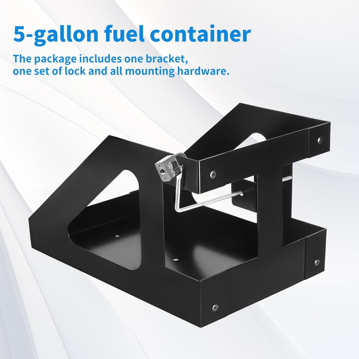 5 Gallon Gas Can Holder with Anti-Theft Lock V898942