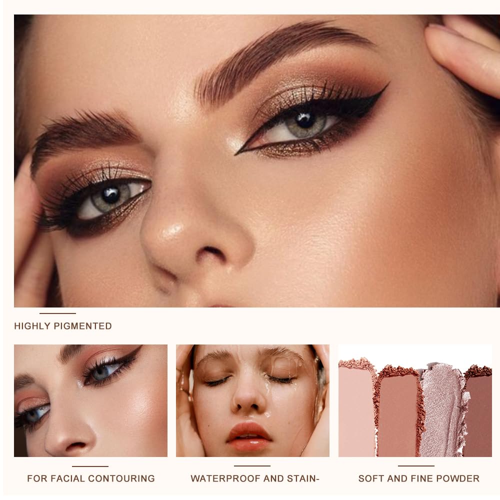 5 Colors Matte and Shimmer Eyeshadow Palette Y800