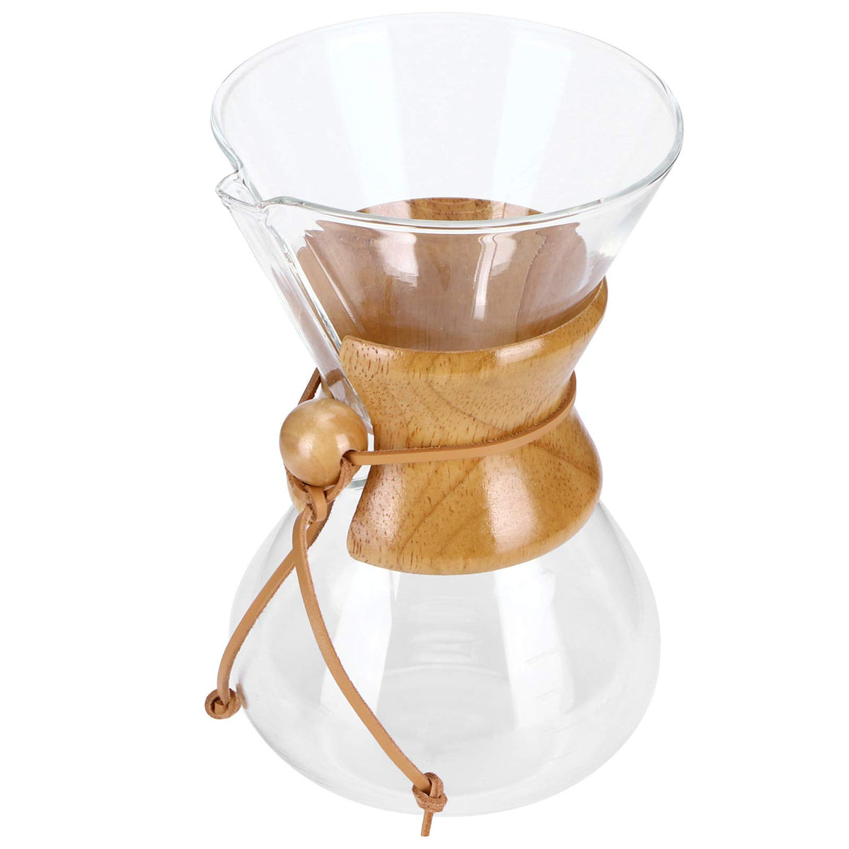 600ml High Temp Glass Coffee Drip Pot with Reusable Filter H108
