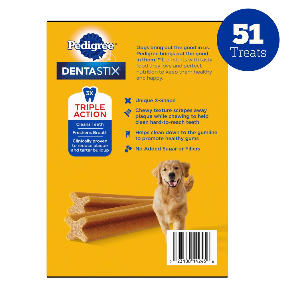Large Breed Dental Dog Treats, 51 Count T2959