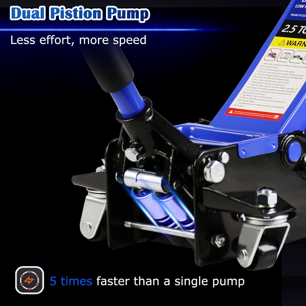 3 Ton Low Profile Hydraulic Steel Floor Jack C95153