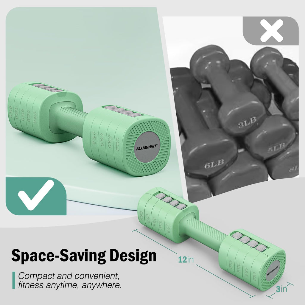 Adjustable Weight Dumbbells Set of 2 W72224