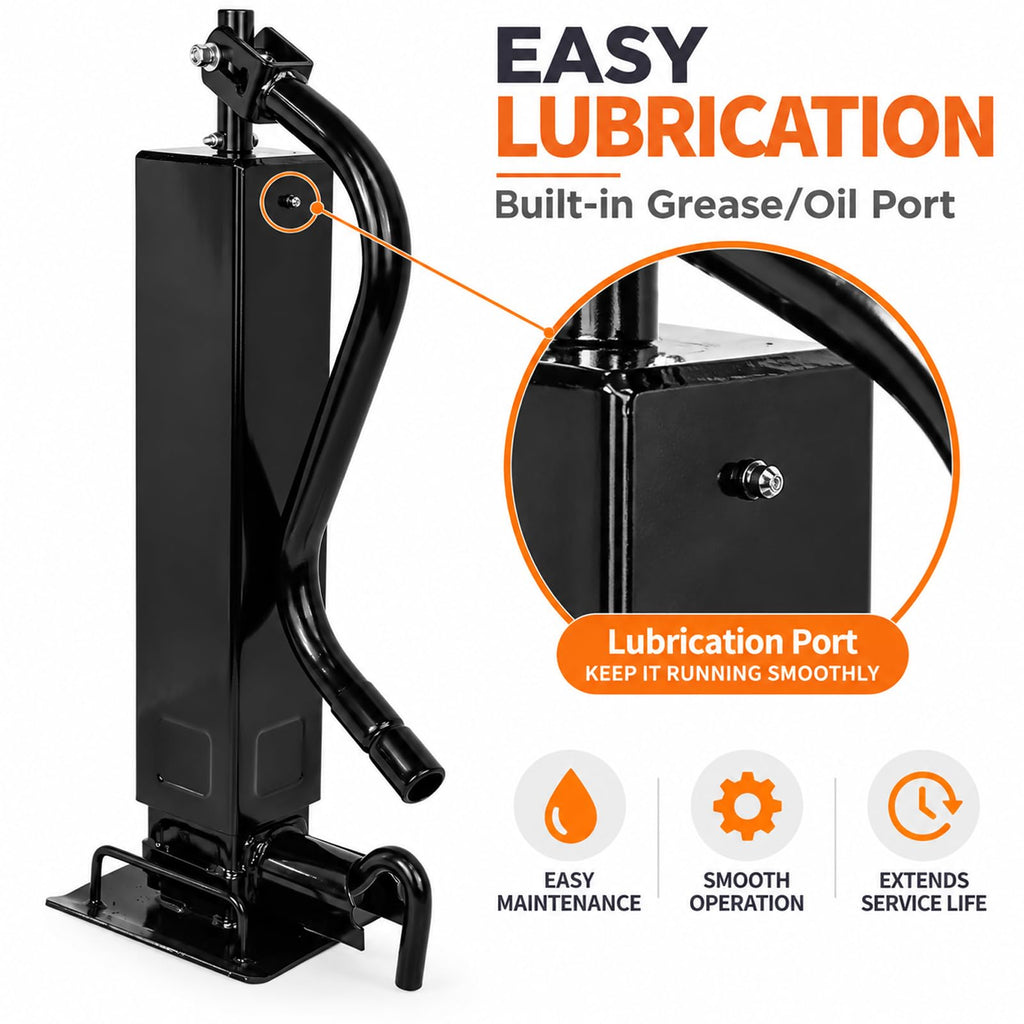 12000lbs Adjustable Drop Leg Trailer Jack L579