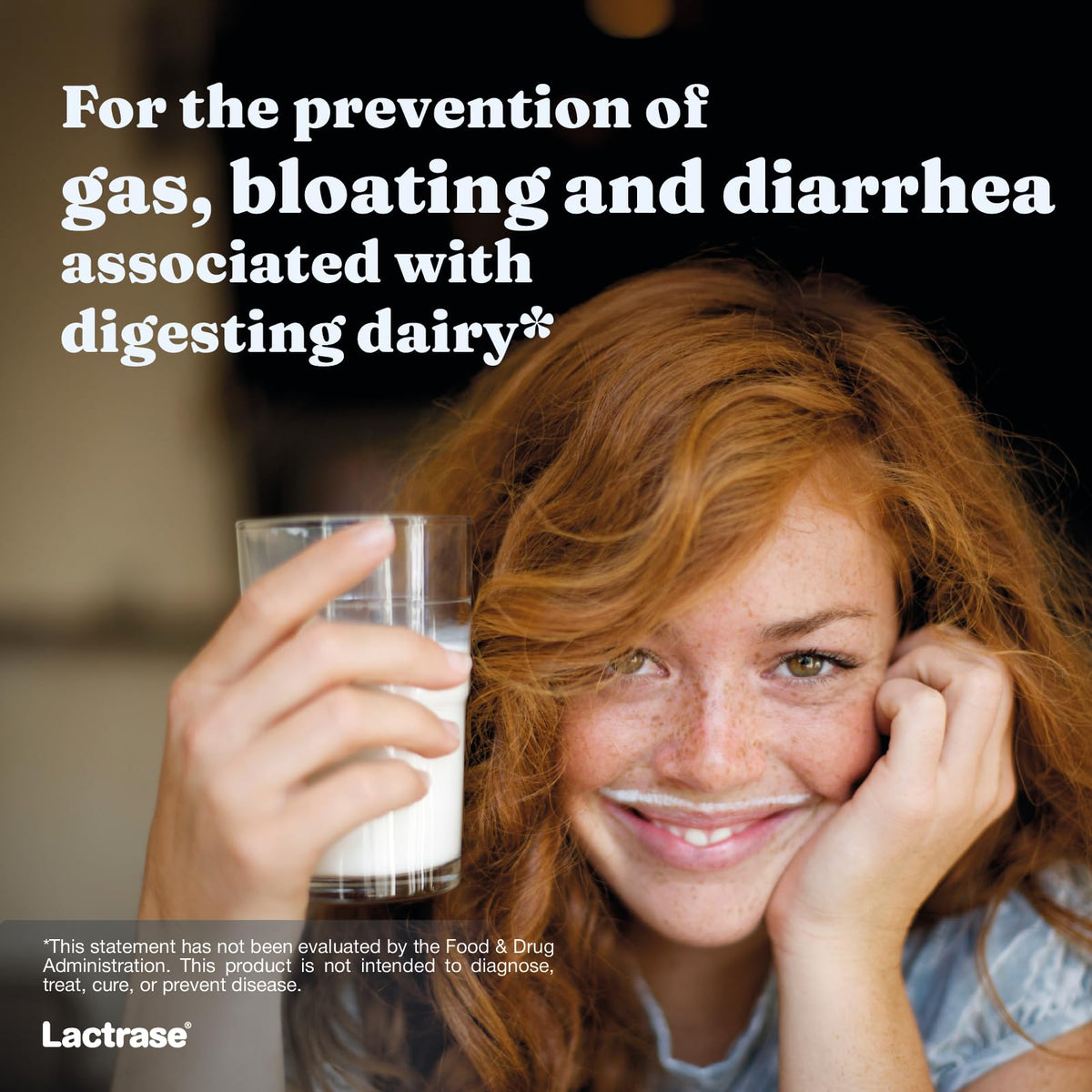 Lactrase Tablet Dispenser 3,300 FCC Lactase Units 100 Pills K856439