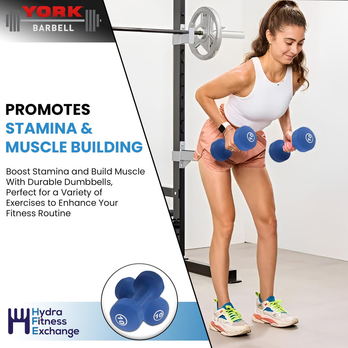 Neoprene Coated Dumbbell Set Blue G369433