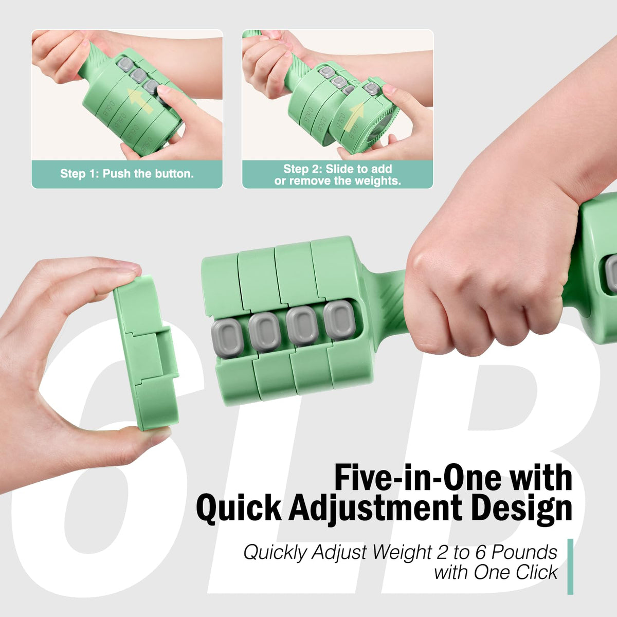 Adjustable Weight Dumbbells Set of 2 W72224