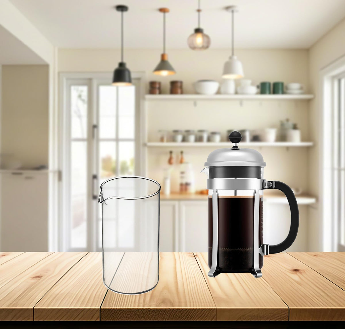 34oz Glass Carafe 8 Cup 1000ml W737