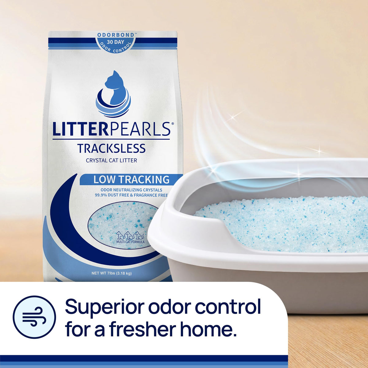Low-Tracking 30-Day Odor Control Litter 20lbs I677573