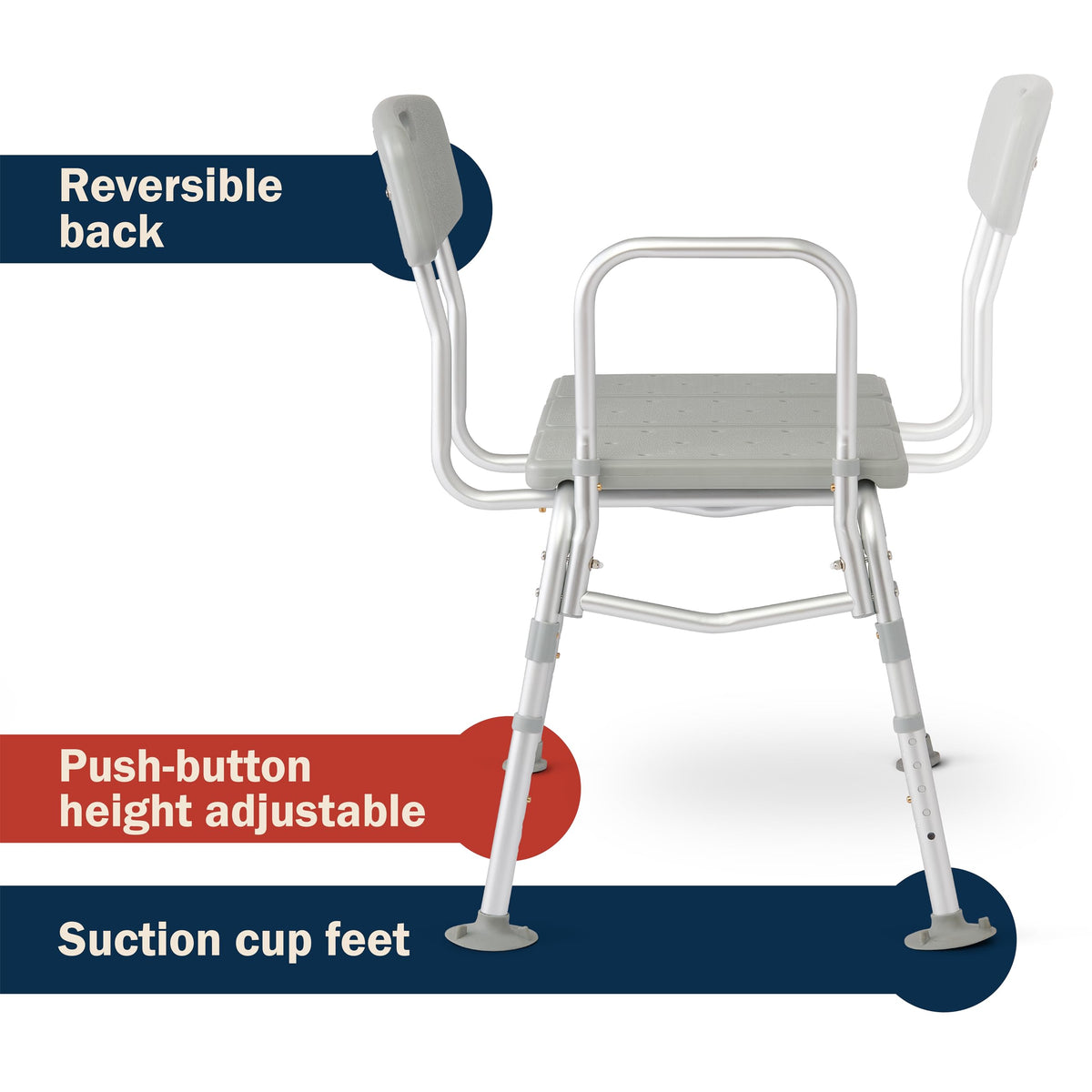 Tub Transfer Bench 400 lb Capacity Bath & Shower Seat R243577