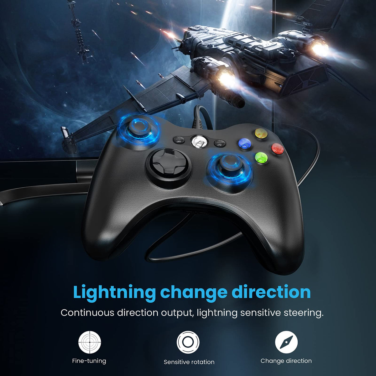 Wired Controller for Xbox 360 and PC G98703