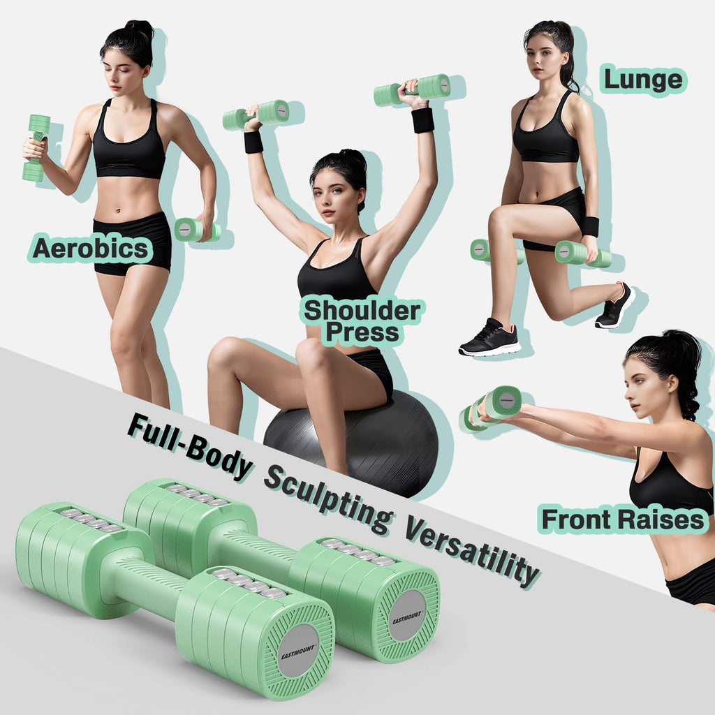 Adjustable Weight Dumbbells Set of 2 W72224