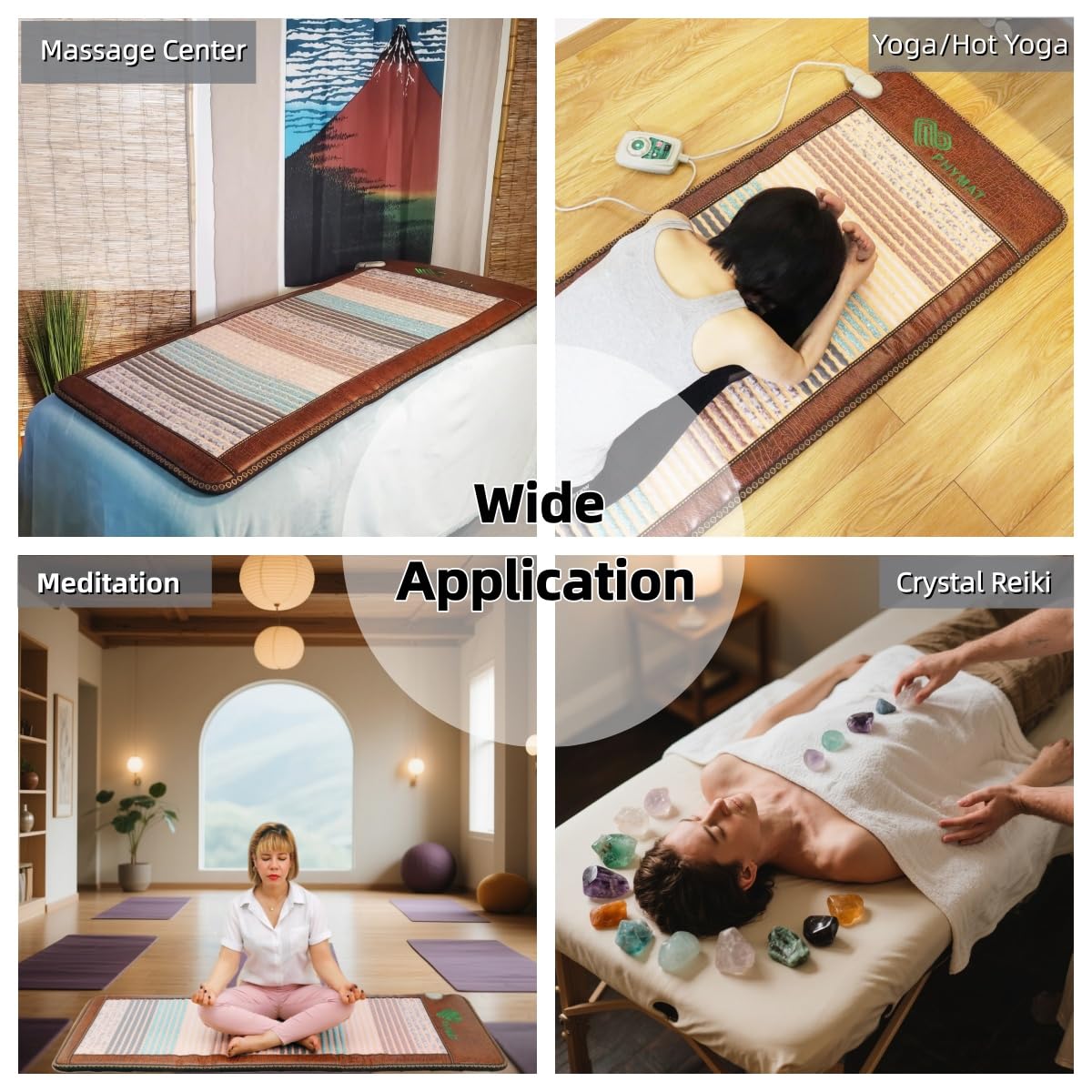 5-Gemstone Far Infrared Heating Mat Z654160