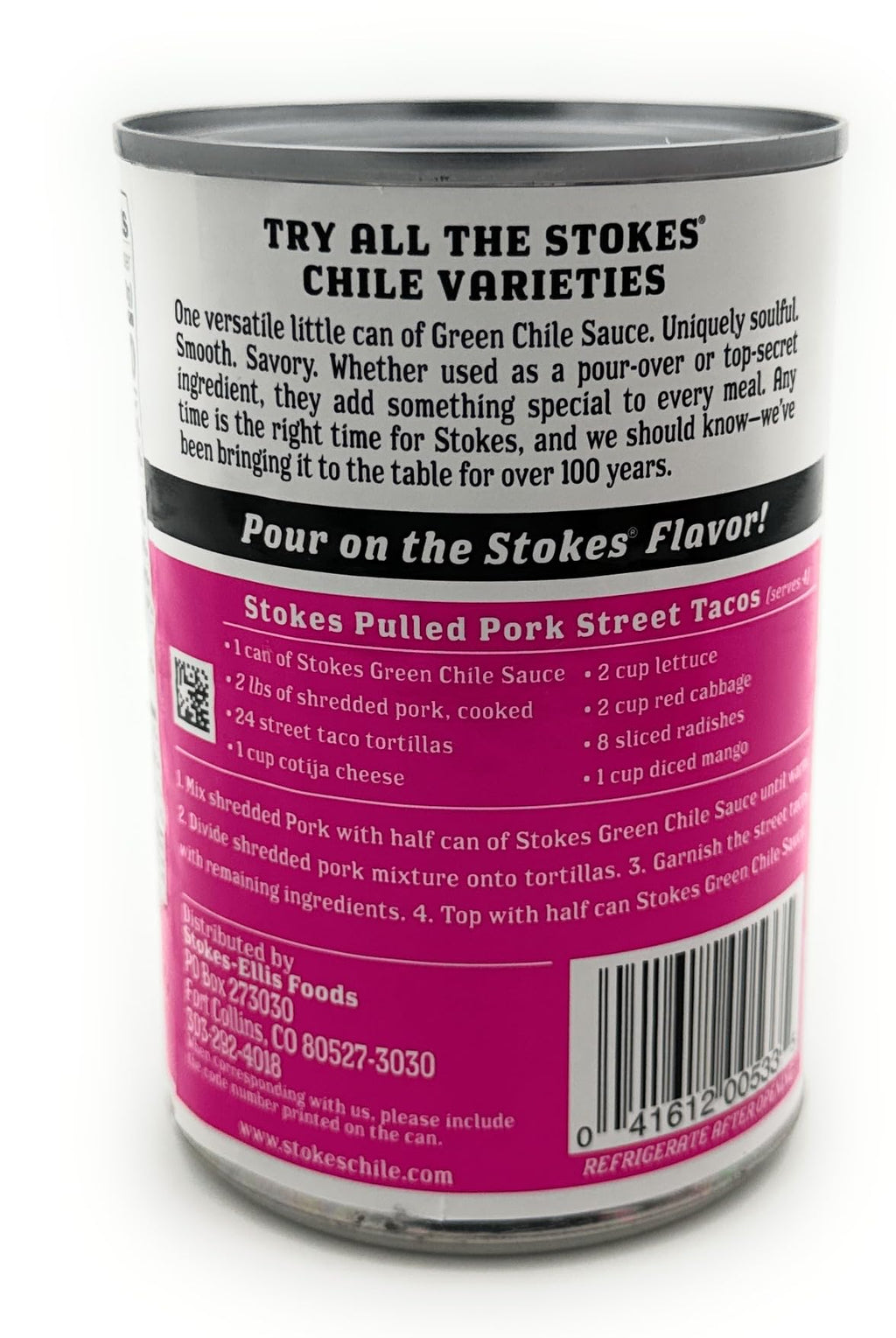 Green Chile Sauce with Pork and Jalapenos Pack of 3 A396
