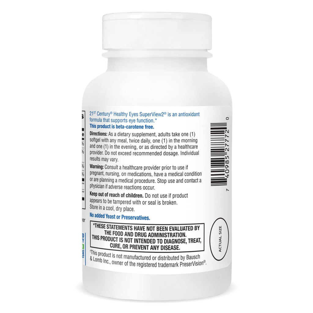 Eye Vitamin Softgels 120 Count H2267
