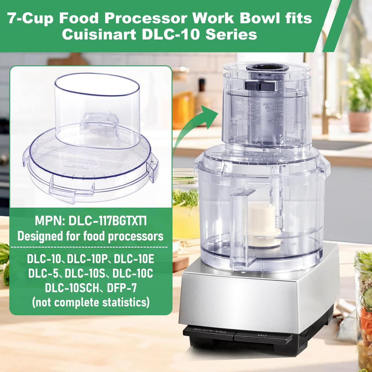Work Bowl Cover Food Processor Replacement Parts F79193