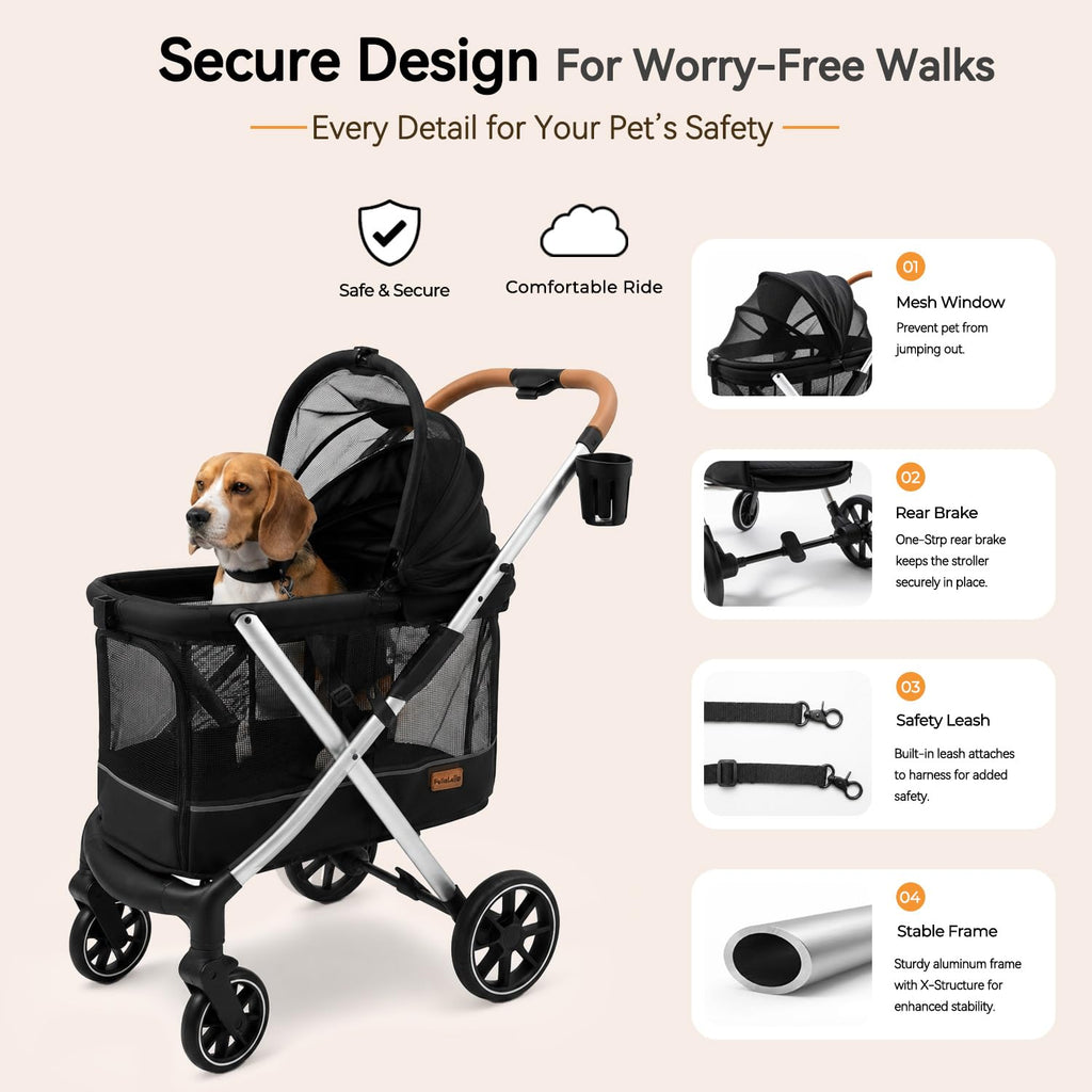Lightweight Aluminum Dog Stroller M506484