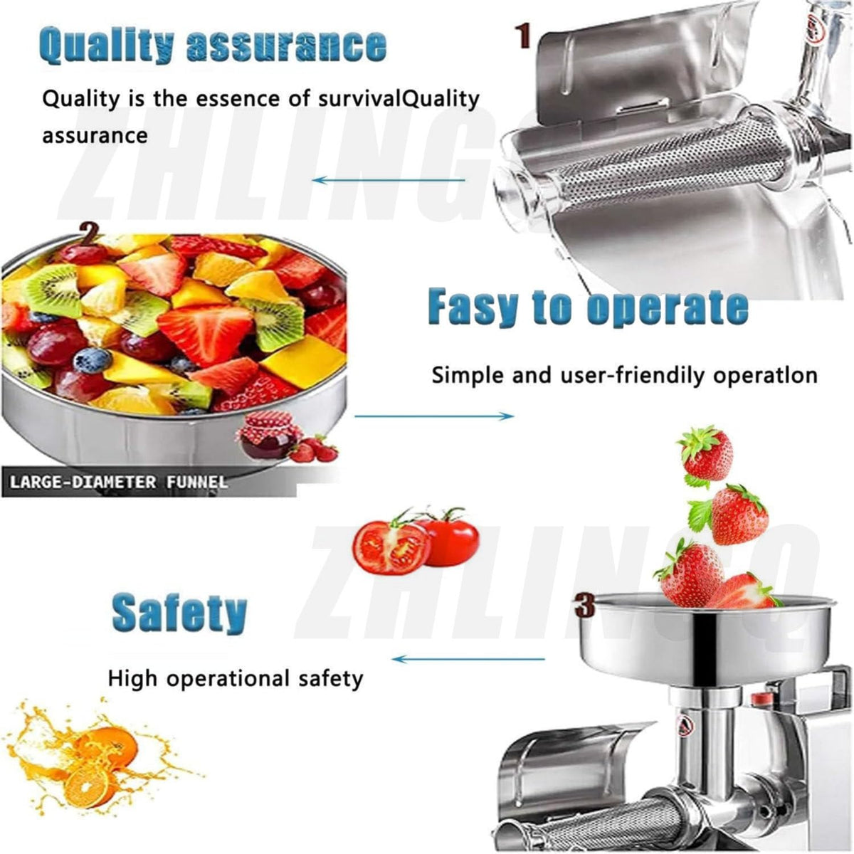 Electric Tomato Strainer Sauce Making Machine O28718